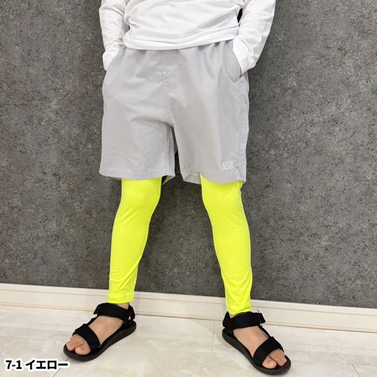 【送料無料】キッズ水着スパッツレギンスタイツラッシュガード無地子供用男の子女の子おしゃれ紫外線対策日焼け防止UVケア海水浴水泳プールジュニア110cm120cm130cm140cm150cm160cm「934-05」