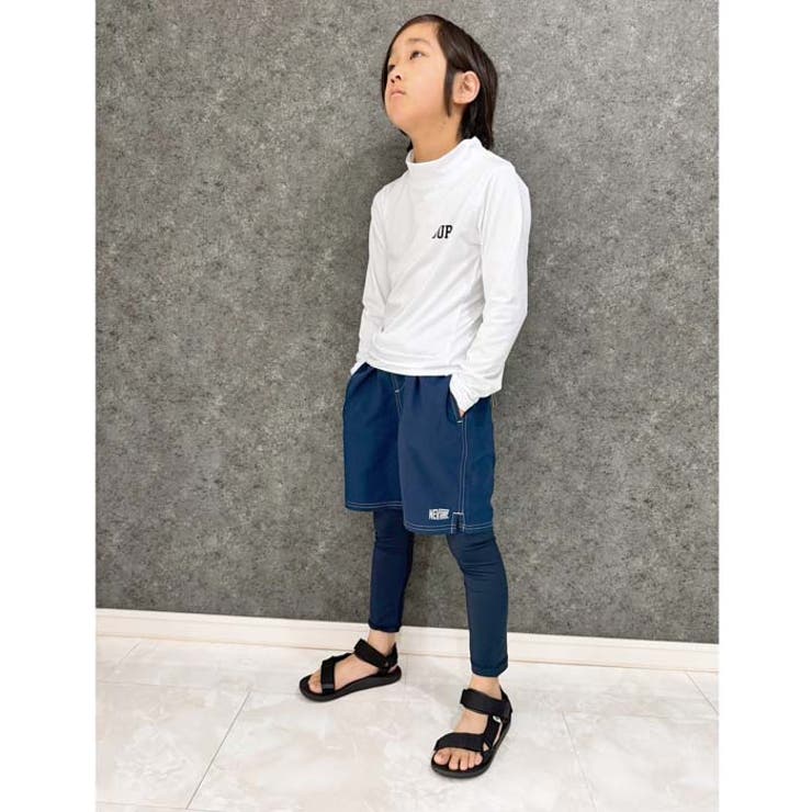 【送料無料】キッズ水着スパッツレギンスタイツラッシュガード無地子供用男の子女の子おしゃれ紫外線対策日焼け防止UVケア海水浴水泳プールジュニア110cm120cm130cm140cm150cm160cm「934-05」