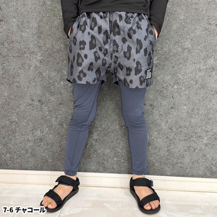 【送料無料】キッズ水着スパッツレギンスタイツラッシュガード無地子供用男の子女の子おしゃれ紫外線対策日焼け防止UVケア海水浴水泳プールジュニア110cm120cm130cm140cm150cm160cm「934-05」