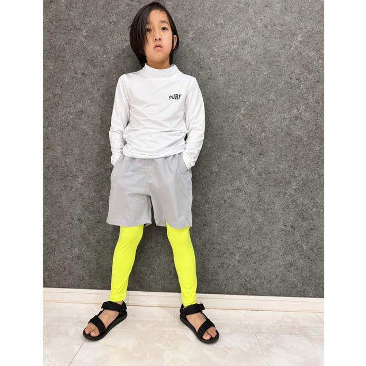 【送料無料】キッズ水着スパッツレギンスタイツラッシュガード無地子供用男の子女の子おしゃれ紫外線対策日焼け防止UVケア海水浴水泳プールジュニア110cm120cm130cm140cm150cm160cm「934-05」
