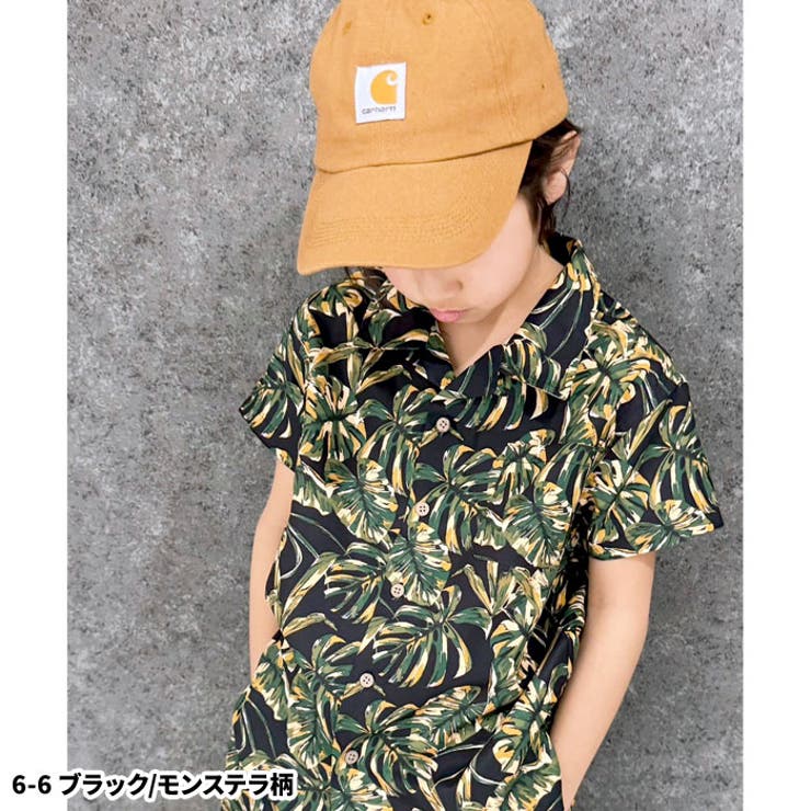 【送料無料】アロハシャツキッズ半袖シャツ子供服男の子女の子ゆるサイズゆったり接触冷感ひんやり子ども服リゾートおしゃれかわいい韓国子供服ジュニア夏物夏服110cm120cm130cm140cm150cm160cm「934-10」