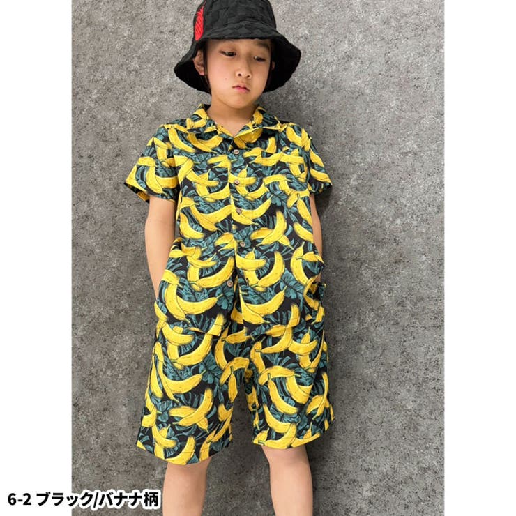 【送料無料】キッズアロハシャツセットアップ上下セットゆるサイズゆったり接触冷感ひんやり子供服男の子女の子半袖ハーフパンツジュニアカジュアルアメカジハワイアンリゾート夏物夏服110cm120cm130cm140cm150cm160cm「934-10.11SET」