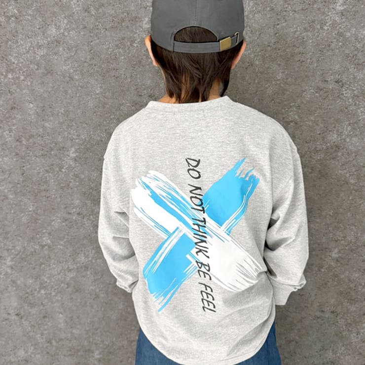 オーバーサイズプリントロンT キッズ 長袖Tシャツ | NEXT WALL | 詳細画像2 