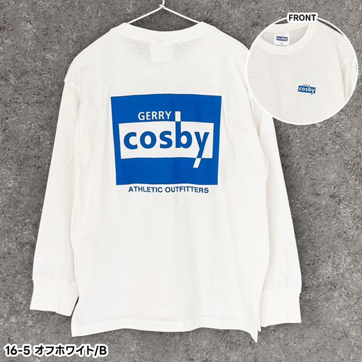 【送料無料】COSBYバックプリントビッグロンTキッズ長袖Tシャツ子供服男の子女の子コスビーロゴ綿100％BIGtシャツビッグシルエットビックブランド秋物秋服韓国子供服110cm120cm130cm140cm150cm160cm「CO44-00」
