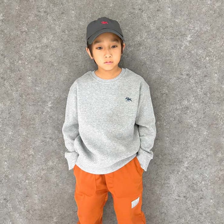 POLOCHAMPSポロチャンプスオーバーサイズトレーナーキッズ子供服男の子女の子長袖トップスビッグシルエットBIGビック大きめロゴ刺繍無地ワンポイント裏起毛ブランド冬物冬服秋物秋服110cm120cm130cm140cm150cm160cm「PL44-06」