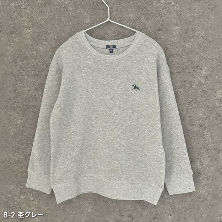 POLOCHAMPSポロチャンプスオーバーサイズトレーナーキッズ子供服男の子女の子長袖トップスビッグシルエットBIGビック大きめロゴ刺繍無地ワンポイント裏起毛ブランド冬物冬服秋物秋服110cm120cm130cm140cm150cm160cm「PL44-06」