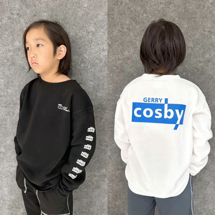 COSBYオーバーサイズトレーナーキッズ子供服男の子女の子長袖トップススウェットブランドコスビービッグシルエットBIGビックプリント裏起毛冬物冬服秋物秋服韓国子供服110cm120cm130cm140cm150cm160cm「CO44-01」