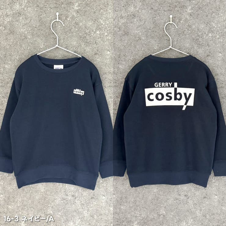 COSBYオーバーサイズトレーナーキッズ子供服男の子女の子長袖トップススウェットブランドコスビービッグシルエットBIGビックプリント裏起毛冬物冬服秋物秋服韓国子供服110cm120cm130cm140cm150cm160cm「CO44-01」