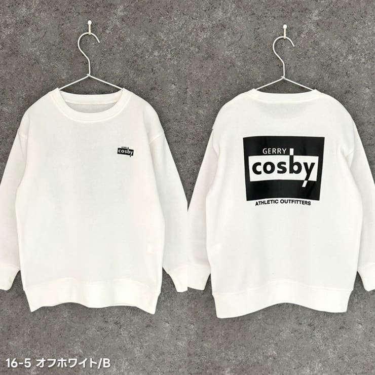 COSBYオーバーサイズトレーナーキッズ子供服男の子女の子長袖トップススウェットブランドコスビービッグシルエットBIGビックプリント裏起毛冬物冬服秋物秋服韓国子供服110cm120cm130cm140cm150cm160cm「CO44-01」