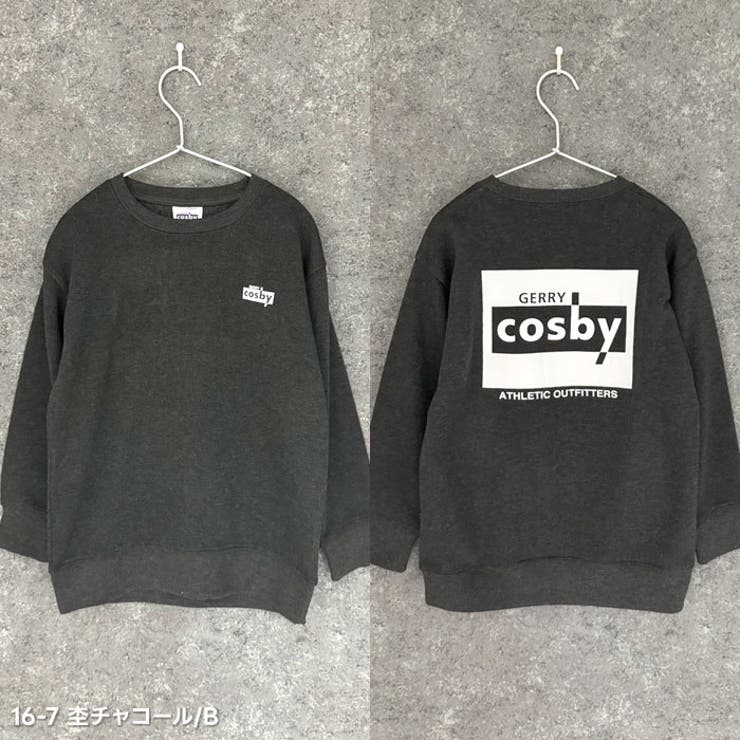 COSBYオーバーサイズトレーナーキッズ子供服男の子女の子長袖トップススウェットブランドコスビービッグシルエットBIGビックプリント裏起毛冬物冬服秋物秋服韓国子供服110cm120cm130cm140cm150cm160cm「CO44-01」