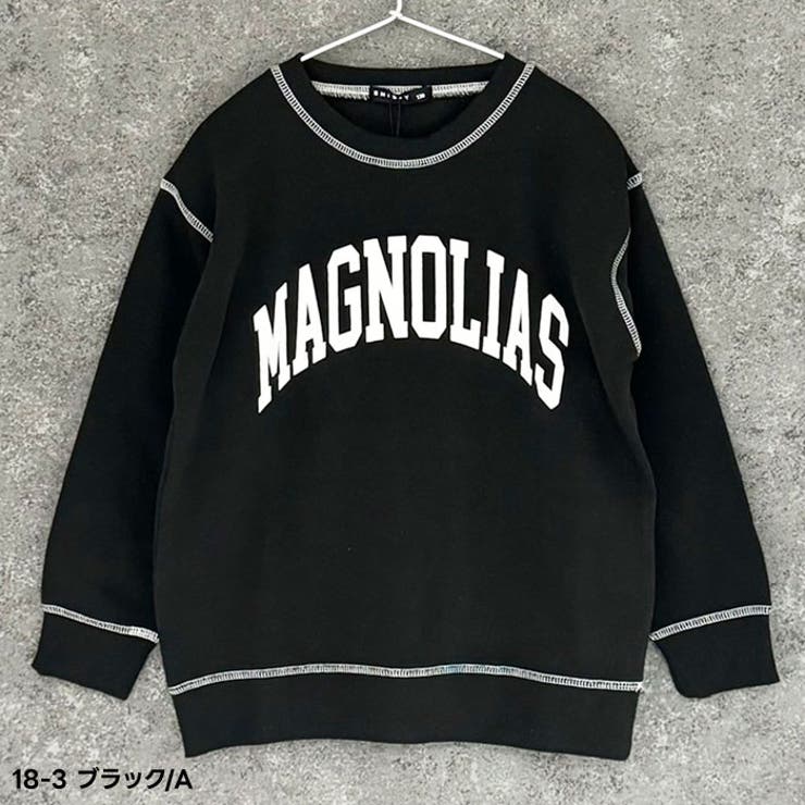 オーバーサイズプリントトレーナーキッズ子供服男の子女の子長袖トップススウェットビッグシルエットBIGビックプリント裏起毛冬物冬服秋物秋服韓国子供服ジュニア110cm120cm130cm140cm150cm160cm「344-06」