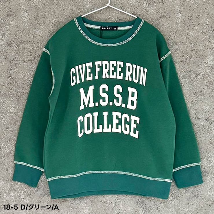 オーバーサイズプリントトレーナーキッズ子供服男の子女の子長袖トップススウェットビッグシルエットBIGビックプリント裏起毛冬物冬服秋物秋服韓国子供服ジュニア110cm120cm130cm140cm150cm160cm「344-06」