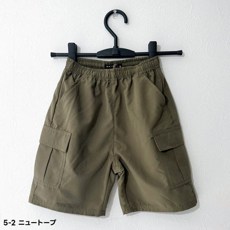 【送料無料】キッズパンツハーフパンツカーゴパンツカーゴハーフパンツ子供服男の子女の子半ズボン無地ボーイズガールズタフタ部屋着ルームウェア110cm120cm130cm140cm150cm160cm「524-07」
