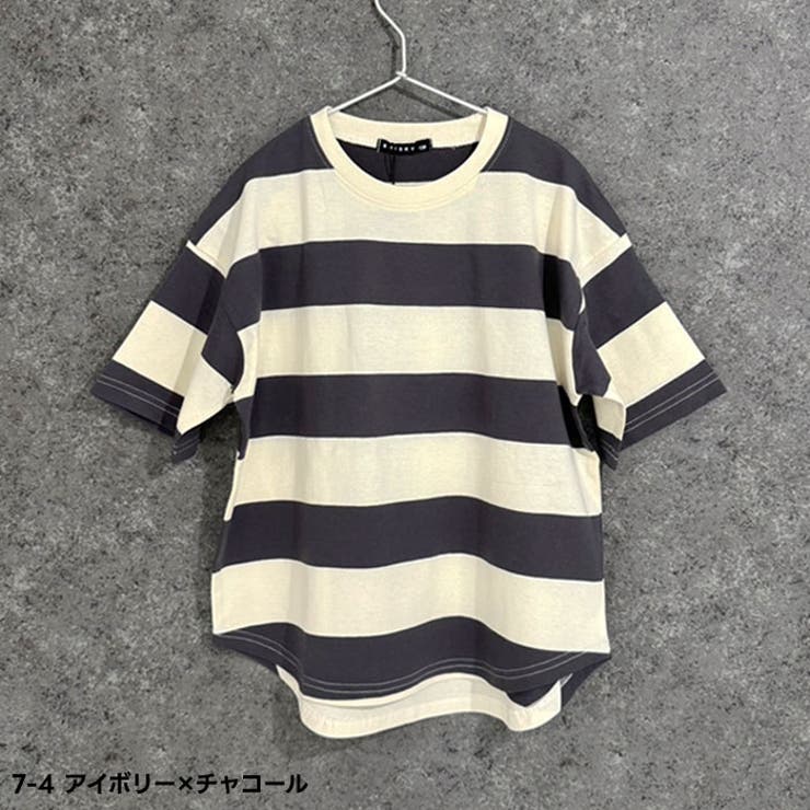 SHISKY オーバーサイズ ワイドボーダーTシャツ | NEXT WALL | 詳細画像7 