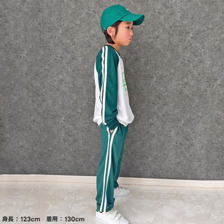 ミニ裏毛 2本ラインセットアップ キッズ | NEXT WALL | 詳細画像8 