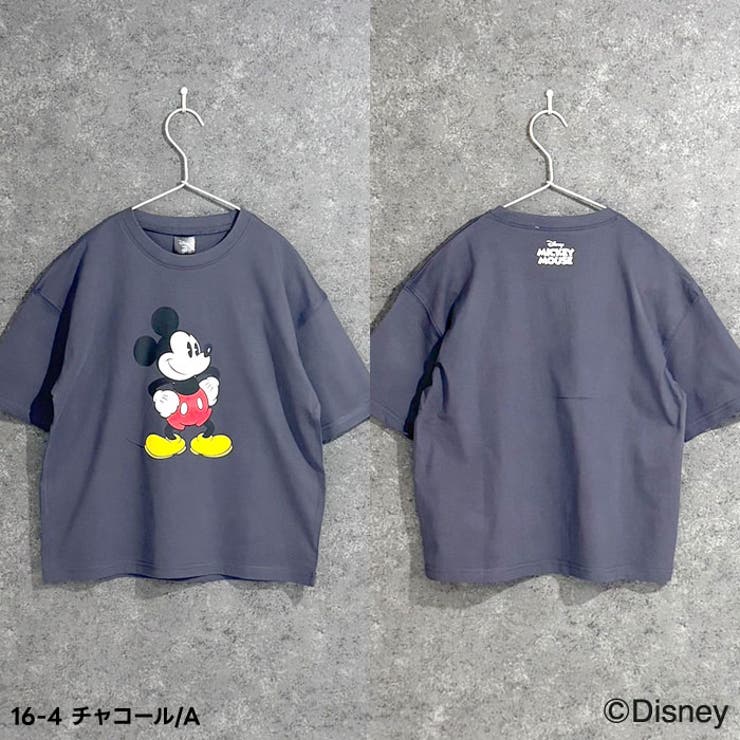 【送料無料】MICKEYMOUSEオーバーサイズＴシャツキッズ子供服男の子女の子キャラクターミッキーマウスDisneyディズニー半袖ティーシャツプリントBIGビッグシルエットビックグッズ公式ジュニア夏物夏服110cm120cm130cm140cm150cm160cm「M25-02」