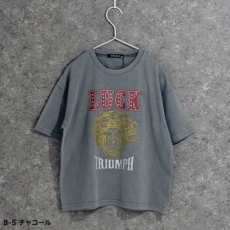 【送料無料】SHISKYピグメント染めオーバーサイズプリントTシャツキッズ子供服男の子女の子半袖ティーシャツBIGビッグシルエットビックヴィンテージプリントゆったり大きめジュニアアメカジ夏物夏服110cm120cm130cm140cm150cm160cm「125-00」