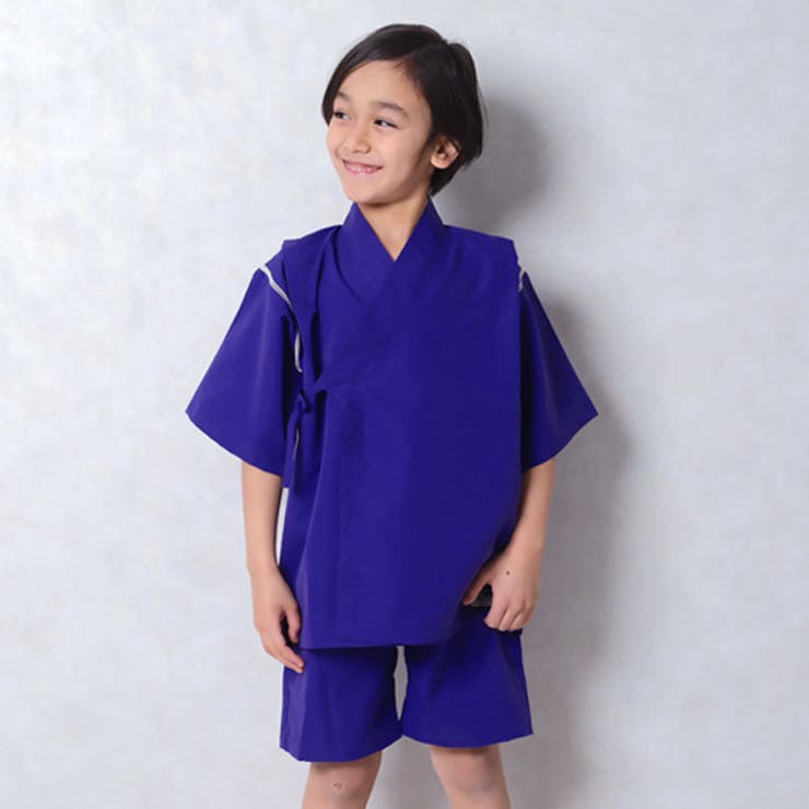 【送料無料】SHISKYICEFABRIC綿タッチ甚平キッズ子供服男の子接触冷感SHISKYおしゃれお祭りイベント浴衣和服和装ジンベイこども子どもセットアップ上下セット部屋着ジュニア夏物夏服韓国子供服110cm120cm130cm140cm150cm160cm「935-00」