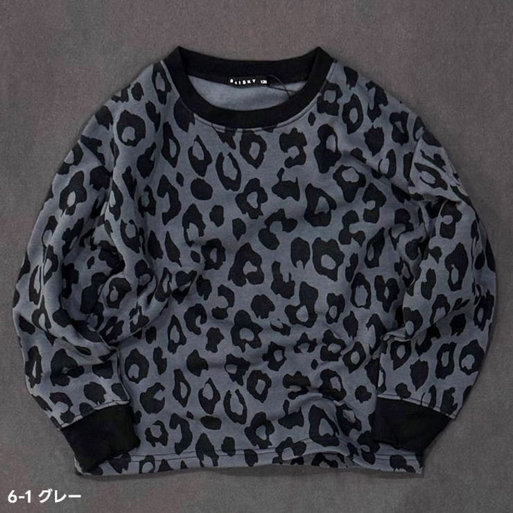 裏起毛 総柄BIGトレーナー キッズ | NEXT WALL | 詳細画像2 