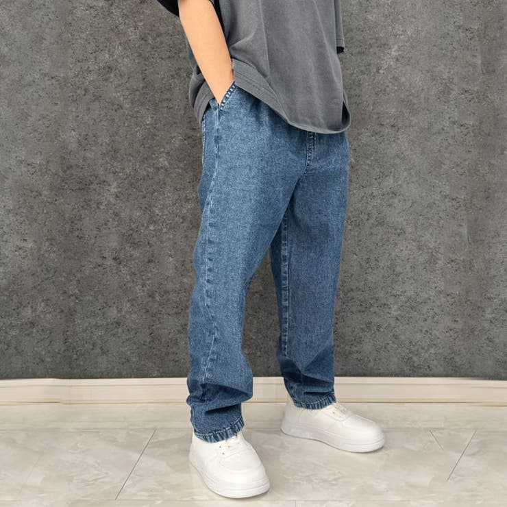 ケミカルウォッシュリラックスパンツ デニムパンツ キッズ | NEXT WALL | 詳細画像3 