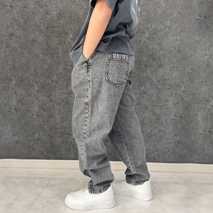 ケミカルウォッシュリラックスパンツ デニムパンツ キッズ | NEXT WALL | 詳細画像5 