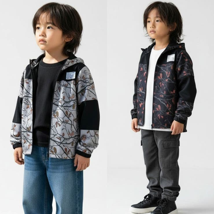 総柄スウェット マウンテンパーカー キッズ[品番：MSSK1628534]｜NEXT