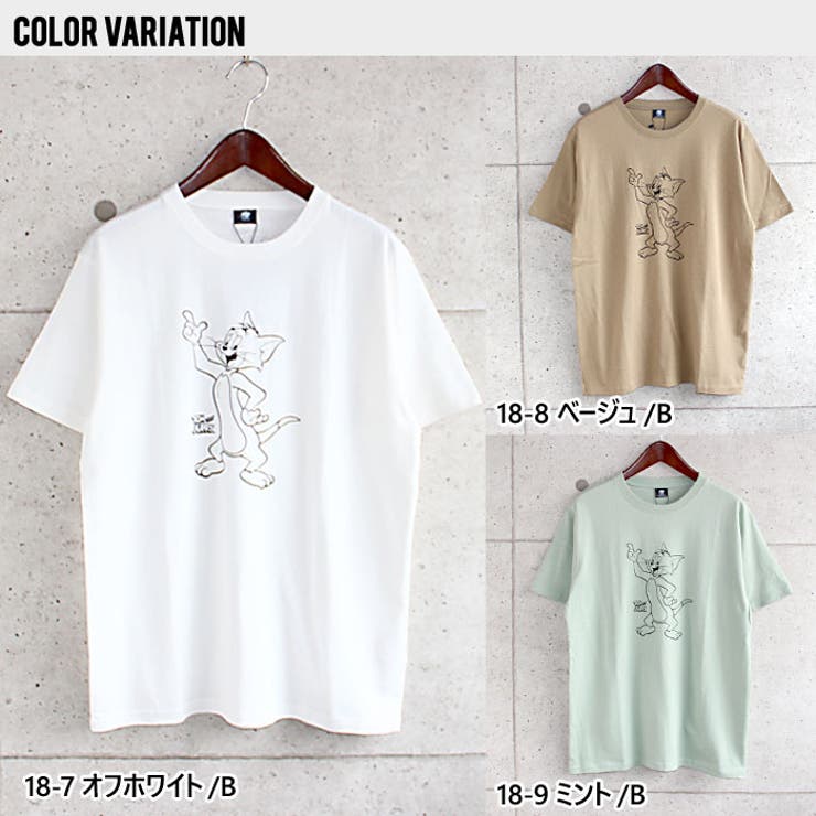 メンズTシャツ半袖クルーネックレディースプリントトムとジェリートムジェリカジュアルMLXL「T21-100.101.102」