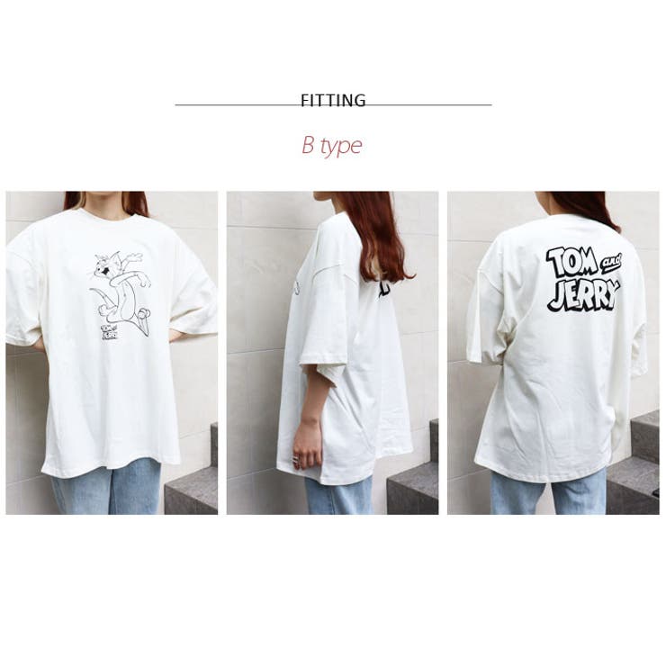 メンズTシャツ半袖ビッグBIGクルーネックレディースプリントトムとジェリートムジェリカジュアルMLXL「T21-103.104.105」