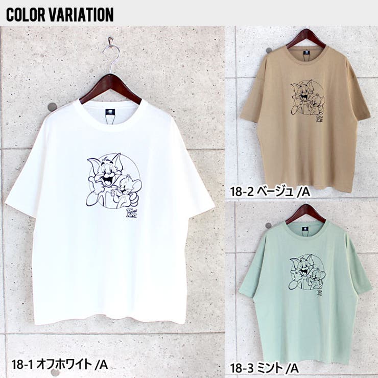 メンズTシャツ半袖ビッグBIGクルーネックレディースプリントトムとジェリートムジェリカジュアルMLXL「T21-103.104.105」