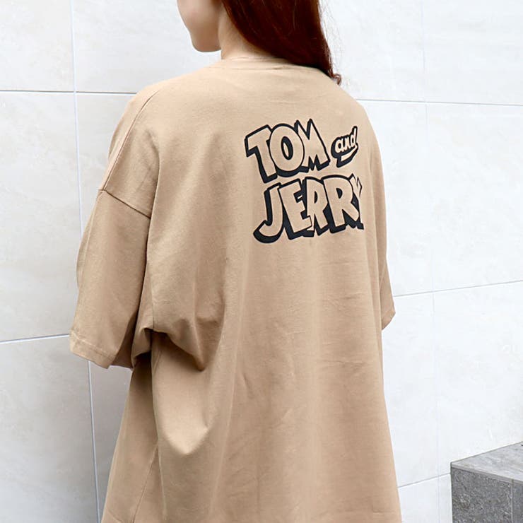 メンズTシャツ半袖ビッグBIGクルーネックレディースプリントトムとジェリートムジェリカジュアルMLXL「T21-103.104.105」