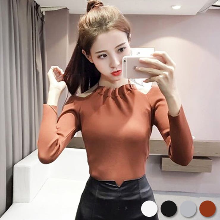 レディース ロンT 肩あき | NEXT WALL【WOMAN】 | 詳細画像1 