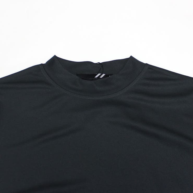 【送料無料】ゴルフウェアメンズTシャツ半袖ゴルフハイネックカノコ鹿子ロゴスポーツウェアGOLFMLXL「G22000」