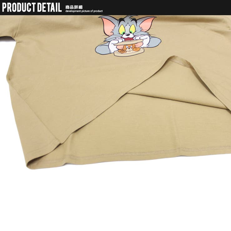 【送料無料】メンズTシャツ半袖プリントロゴトムとジェリートムジェリトム&ジェリーゆるシルエットBIGバックプリントカジュアルアメカジストリートMLXL「T23-100」