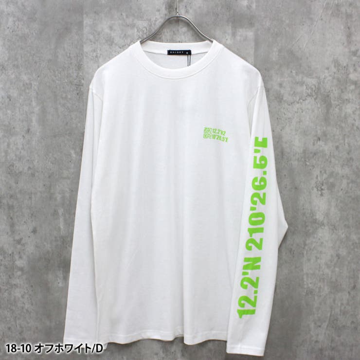 【送料無料】メンズロンT長袖TシャツプリントロゴクルーネックアメカジカジュアルシンプルMLXL「814-105」