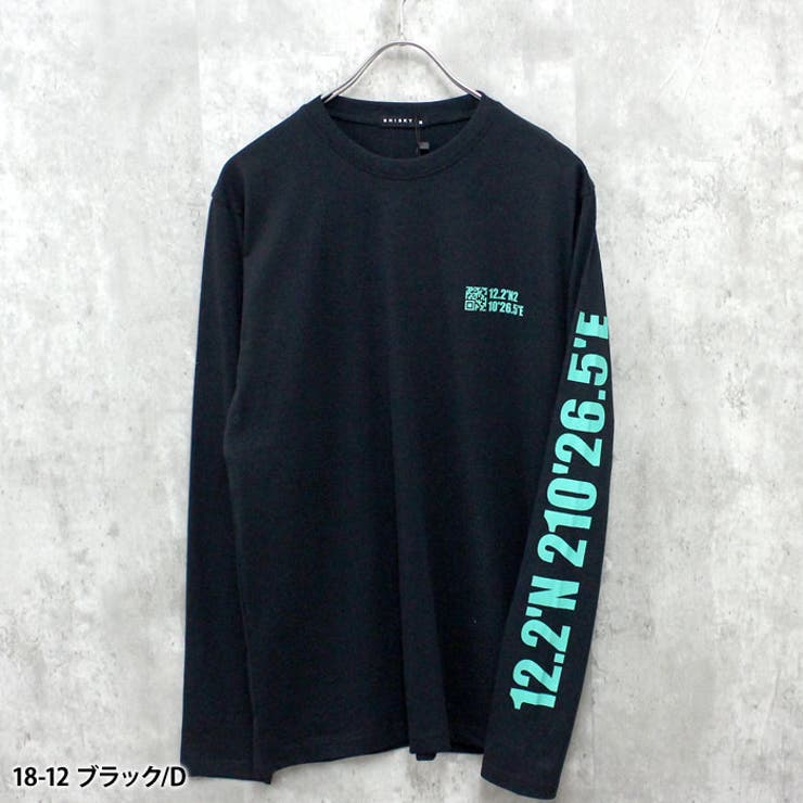 【送料無料】メンズロンT長袖TシャツプリントロゴクルーネックアメカジカジュアルシンプルMLXL「814-105」