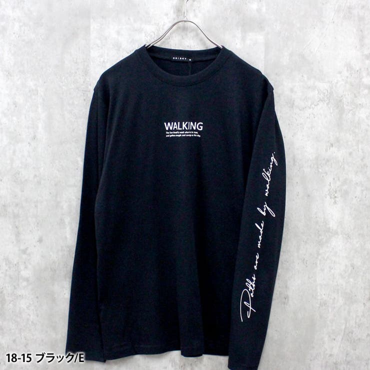 【送料無料】柄込みロンTメンズ長袖Tシャツティーシャツプリントロゴクルーネックコットン綿100％アメカジカジュアルシンプルMLXL「814-105」