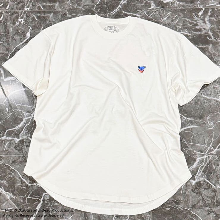 【送料無料】メンズTシャツ半袖GRATEFULDEADグレイトフルデッドクルーネックプリントバックプリントゆるシルエットオーバーサイズビッグBIG裾ラウンドカジュアルアメカジロックストリートシンプルMLXL「GF24-100」