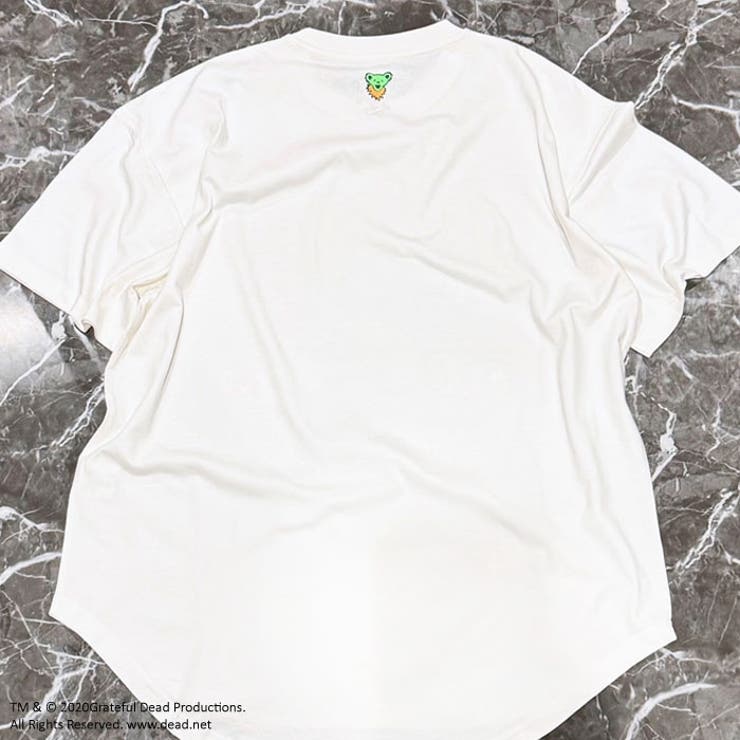 【送料無料】メンズTシャツ半袖GRATEFULDEADグレイトフルデッドクルーネックプリントバックプリントゆるシルエットオーバーサイズビッグBIG裾ラウンドカジュアルアメカジロックストリートシンプルMLXL「GF24-100」