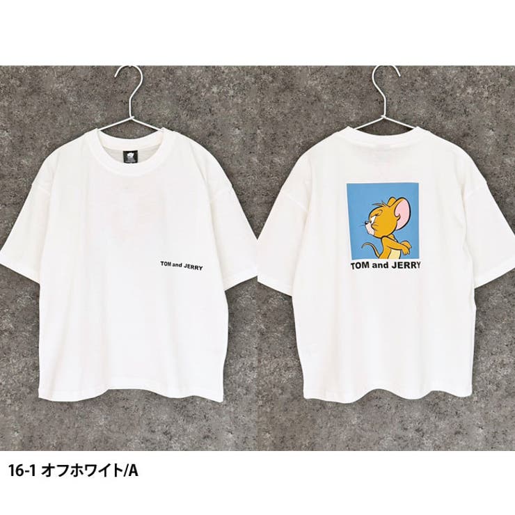 【送料無料】メンズTシャツ半袖プリントロゴトムとジェリートムジェリトム&ジェリーゆるシルエットBIGバックプリントカジュアルアメカジストリートMLXL「T24-100」