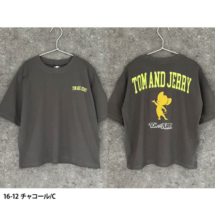 【送料無料】メンズTシャツ半袖プリントロゴトムとジェリートムジェリトム&ジェリーゆるシルエットBIGバックプリントカジュアルアメカジストリートMLXL「T24-100」