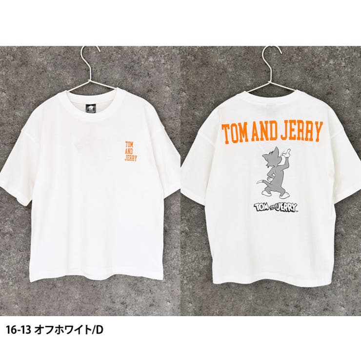 【送料無料】メンズTシャツ半袖プリントロゴトムとジェリートムジェリトム&ジェリーゆるシルエットBIGバックプリントカジュアルアメカジストリートMLXL「T24-100」