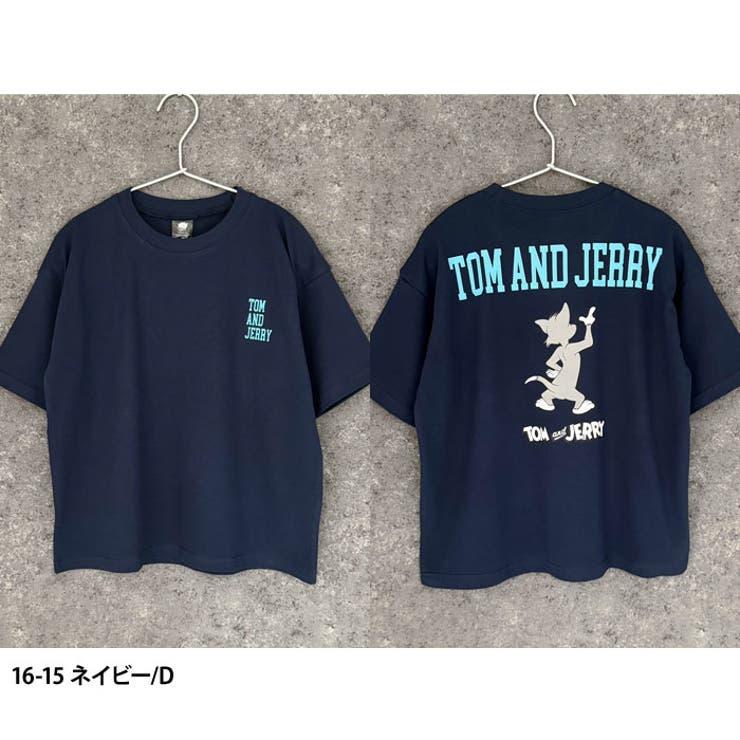 【送料無料】メンズTシャツ半袖プリントロゴトムとジェリートムジェリトム&ジェリーゆるシルエットBIGバックプリントカジュアルアメカジストリートMLXL「T24-100」