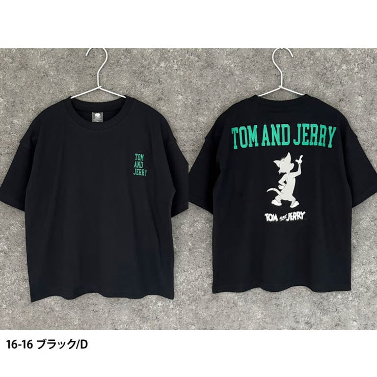 【送料無料】メンズTシャツ半袖プリントロゴトムとジェリートムジェリトム&ジェリーゆるシルエットBIGバックプリントカジュアルアメカジストリートMLXL「T24-100」