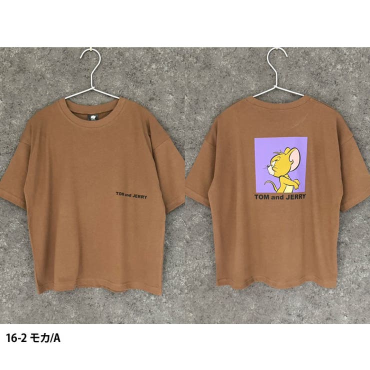 【送料無料】メンズTシャツ半袖プリントロゴトムとジェリートムジェリトム&ジェリーゆるシルエットBIGバックプリントカジュアルアメカジストリートMLXL「T24-100」