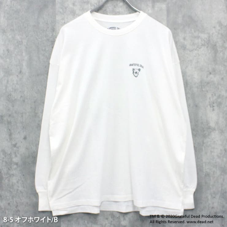 【送料無料】GRATEFULDEADオーバーサイズロングスリーブTシャツメンズキャラクターグレイトフルデッド長袖ティーシャツロンTクルーネックBIGビッグシルエットゆったり大きめプリントロゴバックプリントカジュアルストリートロックMLXL「GF44-100」