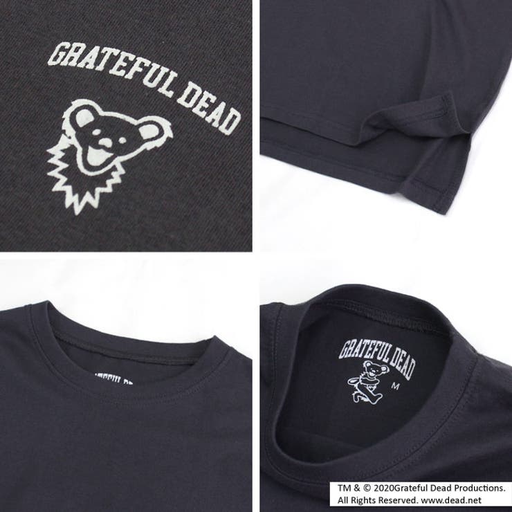 【送料無料】GRATEFULDEADオーバーサイズロングスリーブTシャツメンズキャラクターグレイトフルデッド長袖ティーシャツロンTクルーネックBIGビッグシルエットゆったり大きめプリントロゴバックプリントカジュアルストリートロックMLXL「GF44-100」