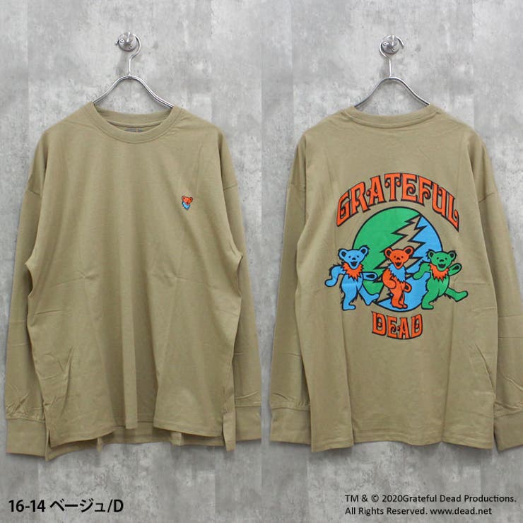 GRATEFULDEAD オーバーサイズロングスリーブTシャツ メンズ[品番