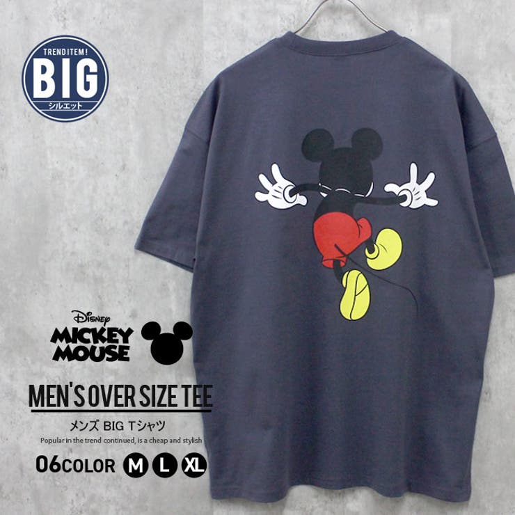 MICKEYMOUSE オーバーTシャツ メンズ | NEXT WALL | 詳細画像1 