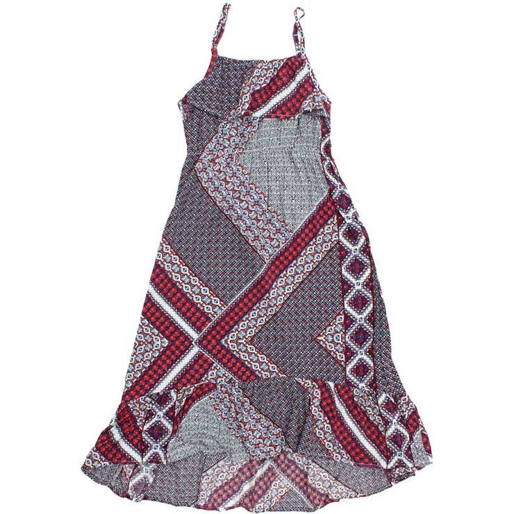 3-2レッド | キッズ 子供服 花柄マキシワンピース | NEXT WALL