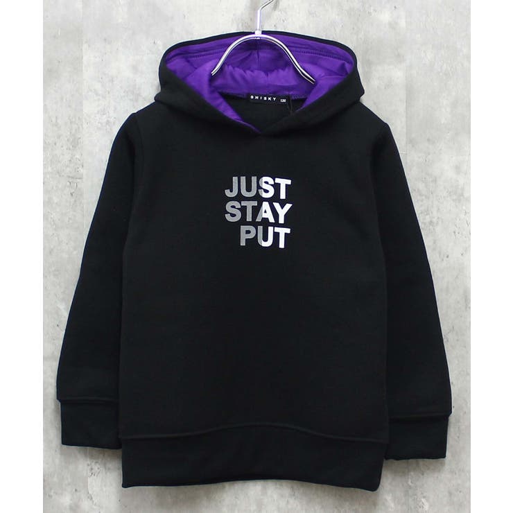 9-6ブラック | 裏起毛パーカー キッズ スウェット | NEXT WALL